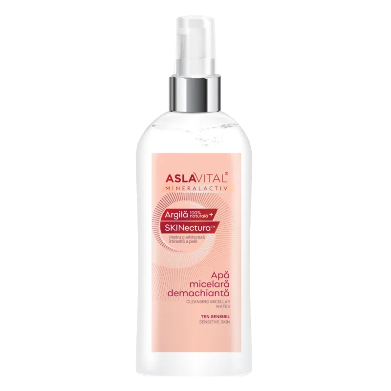 Apa micelara demachianta, ten sensibil, 150ml, Aslavital FARMEC — preț și oferte