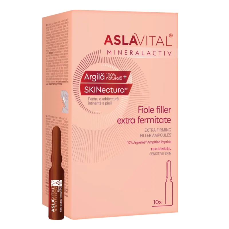 Fiole filler extra fermitate MineralActiv, 10*2 ml, Aslavital FARMEC — preț și oferte