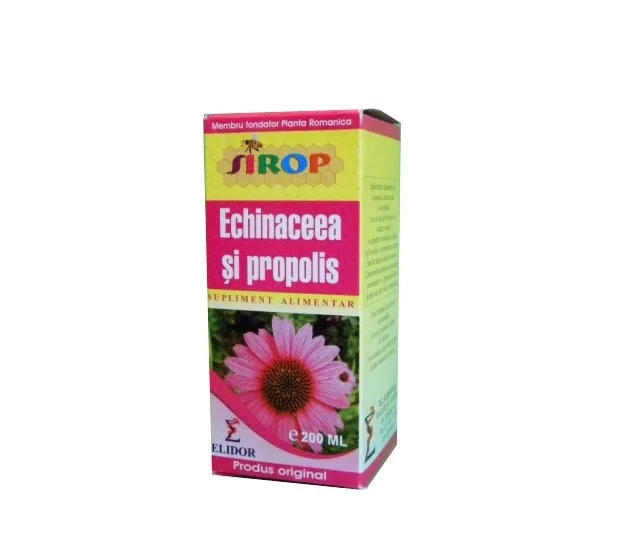 Elidor Sirop Echinaceea si Propolis 200 ml — preț și oferte