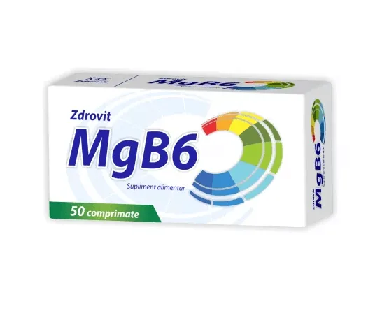 Zdrovit Magneziu + B6 50 comprimate — preț și oferte