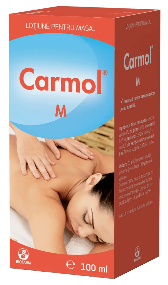 Carmol M Lotiune 100 ml BIOFARM — preț și oferte
