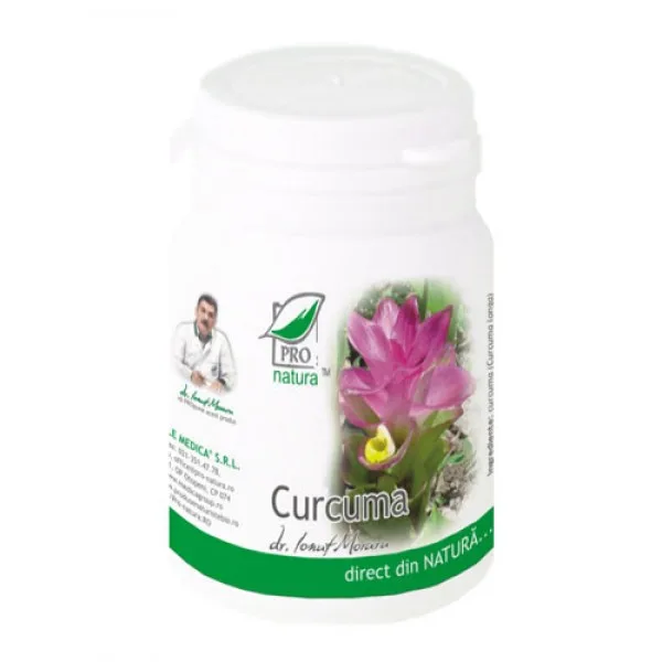 Curcuma 60 capsule PRO NATURA — preț și oferte