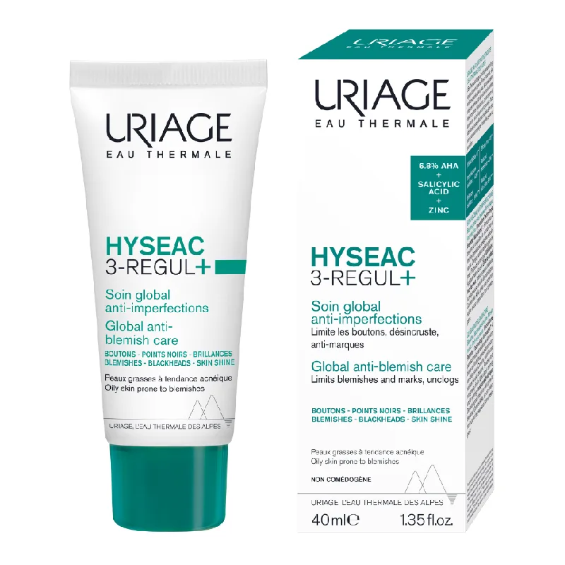 Crema anti-acnee 3-Regul+ Hyseac, 40 ml, Uriage — preț și oferte