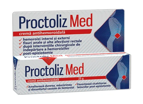 Proctoliz Med Crema rectala 25 g FITERMAN PHARMA — preț și oferte