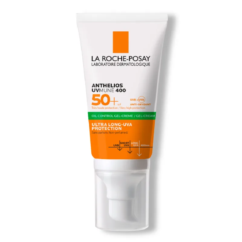Gel-Crema cu protectie solara SPF 50+ Anthelios UV-MUNE 400 Oil Control, 50ml, La Roche-Posay LA ROCHE POSAY — preț și oferte