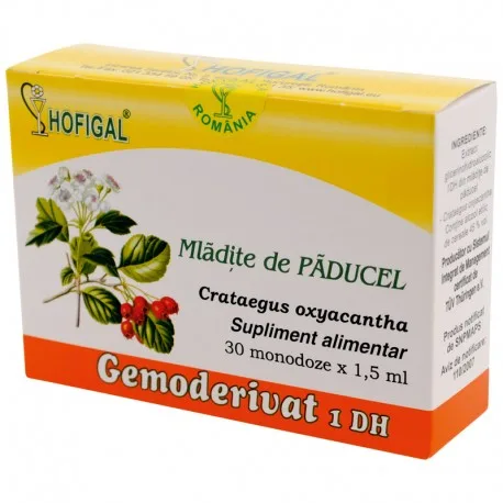 Gemoderivat 1 DH Mladite de paducel 30 monodoze HOFIGAL — preț și oferte