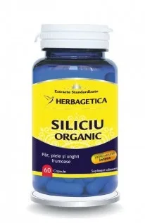 Siliciu Organic 60 capsule HERBAGETICA — preț și oferte