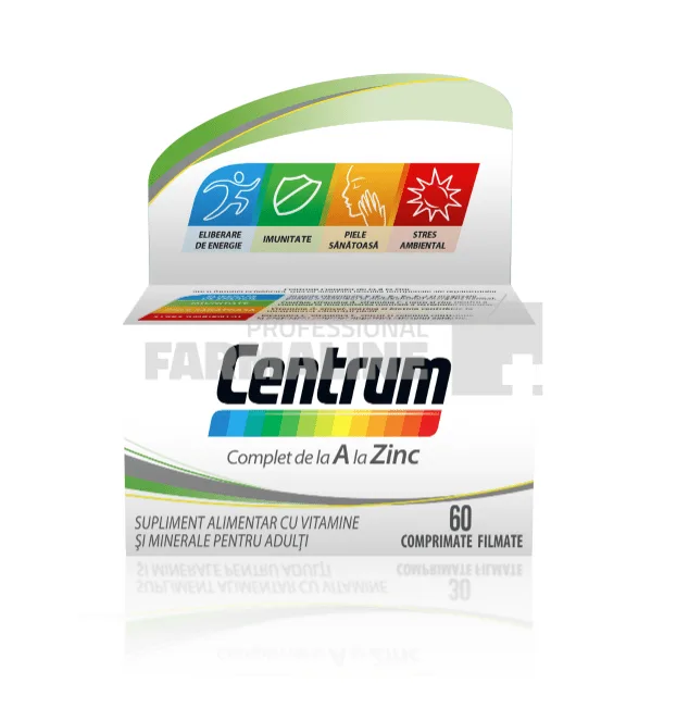 Centrum de la A la Zinc 60 comprimate — preț și oferte