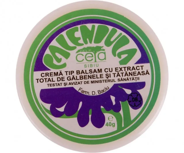 Unguent  cu tataneasa si galbenele  40 g Ceta Sibiu — preț și oferte