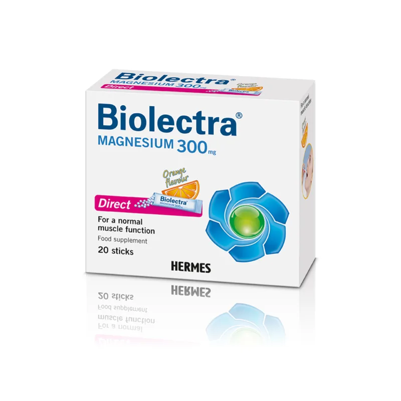 Biolectra Magneziu 300 mg DIrect cu aroma de portocala, 20 plicuri, Hermes Hermes Arzneimittel — preț și oferte