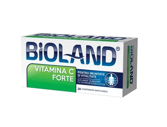 Vitamina C Forte 500 mg 20 comprimate masticabile BIOFARM — preț și oferte