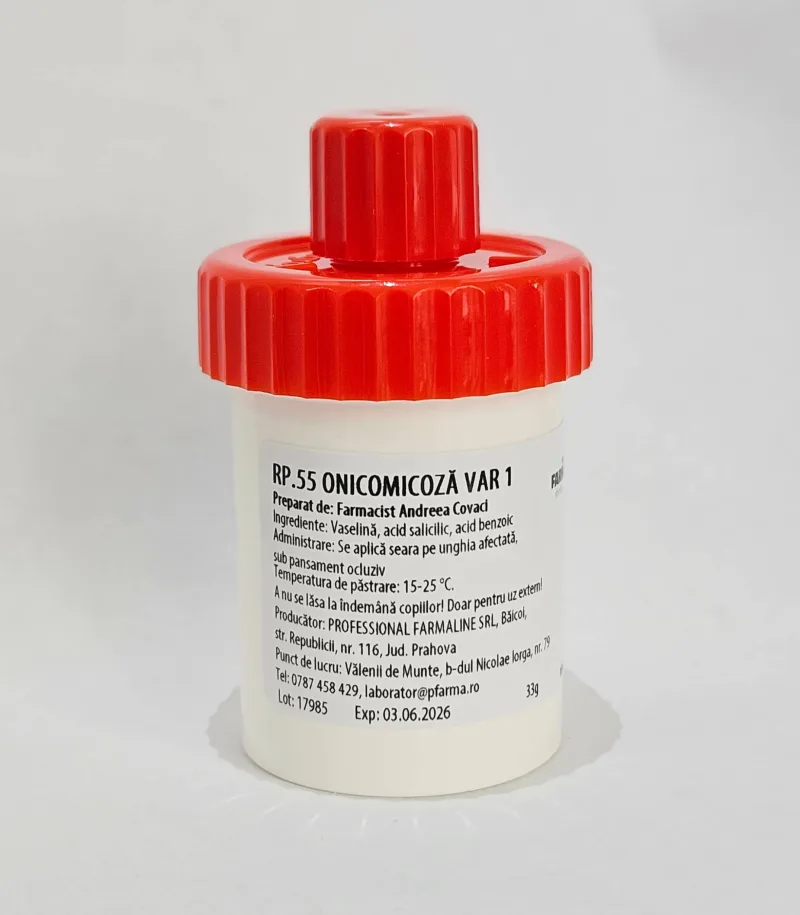 Unguent keratolitic pentru onicomicoza varianta 1 30 ml Laborator Professional Farmaline — preț și oferte
