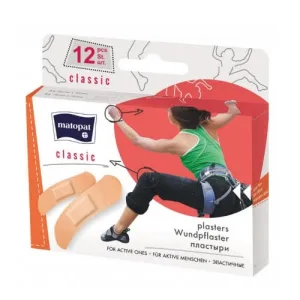 Matopat Plasture Clasic 2 dimensiuni 12 bucati
