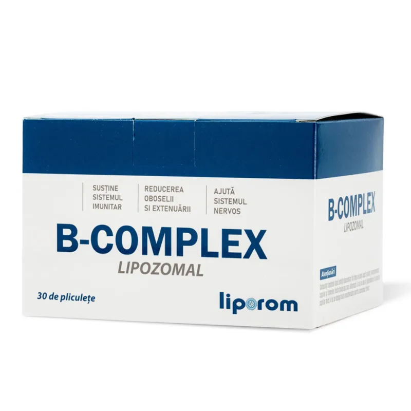 B-Complex Lipozomal, 30 plicuri, Liporom — preț și oferte