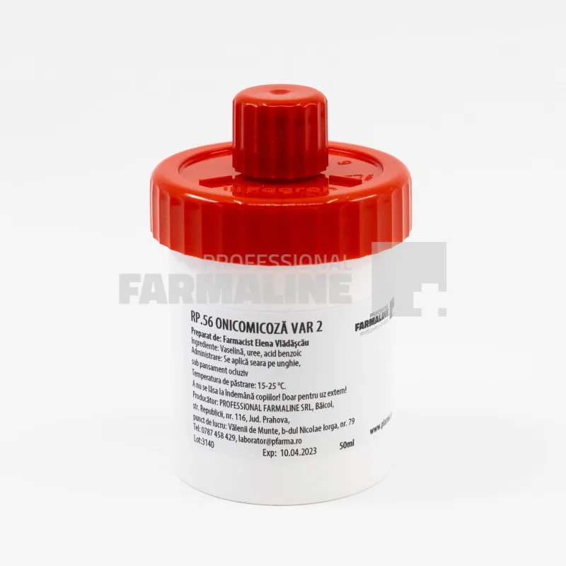 Unguent pentru onicomicoza varianta 2 50 ml Laborator Professional Farmaline — preț și oferte