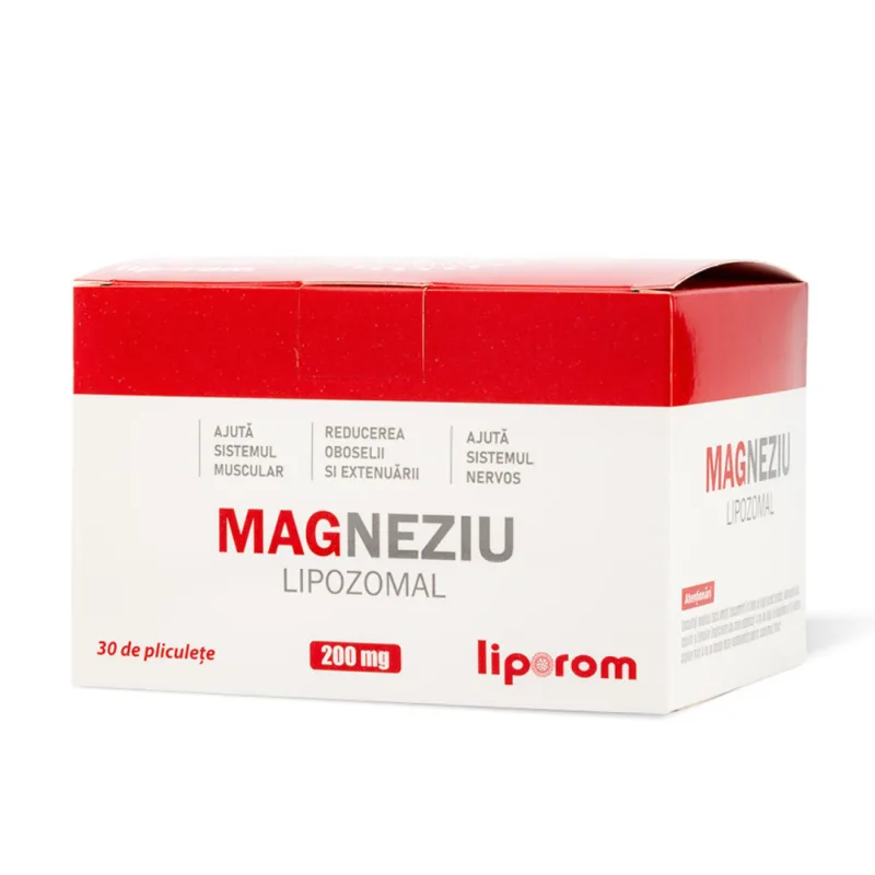 Magneziu Lipozomal, 30 plicuri, Liporom — preț și oferte