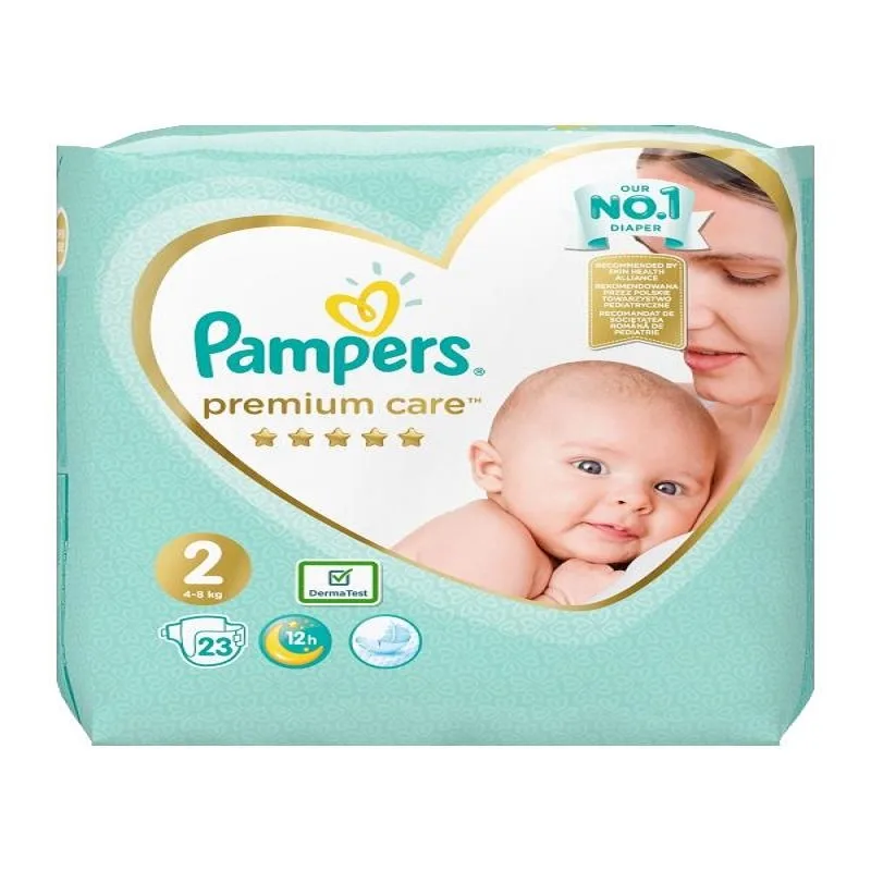 Pampers Premium Care New Baby Scutece nr.2 4-8 kg 23 bucati — preț și oferte