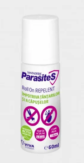 Santaderm Roll-on Repelent impotriva tantarilor si capuselor 60 ml