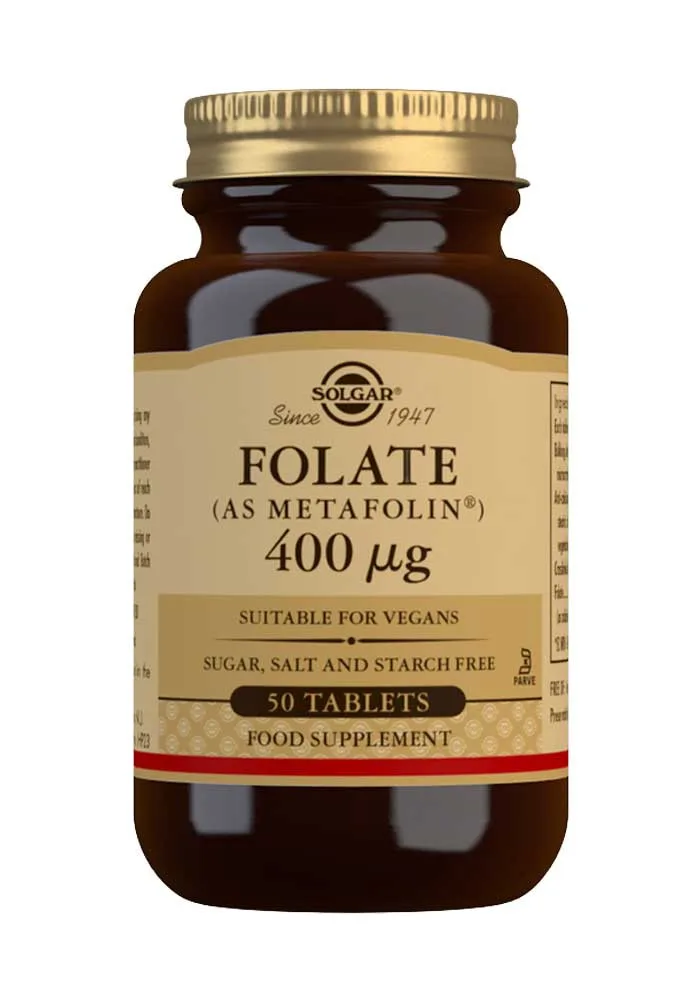 Folate Acid folic 50 tablete SOLGAR — preț și oferte