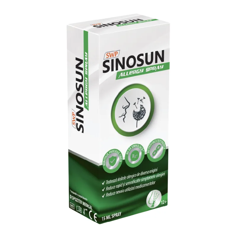 Spray Sinosun Allergy, 15 ml, Sun Wave Pharma — preț și oferte