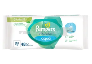Pampers Aqua Pure Servetele umede 48 bucati