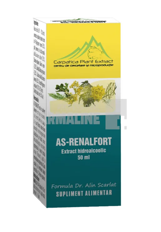 As - Renalfort extract hidroalcoolic 50 ml Carpatica Plant Extract — preț și oferte