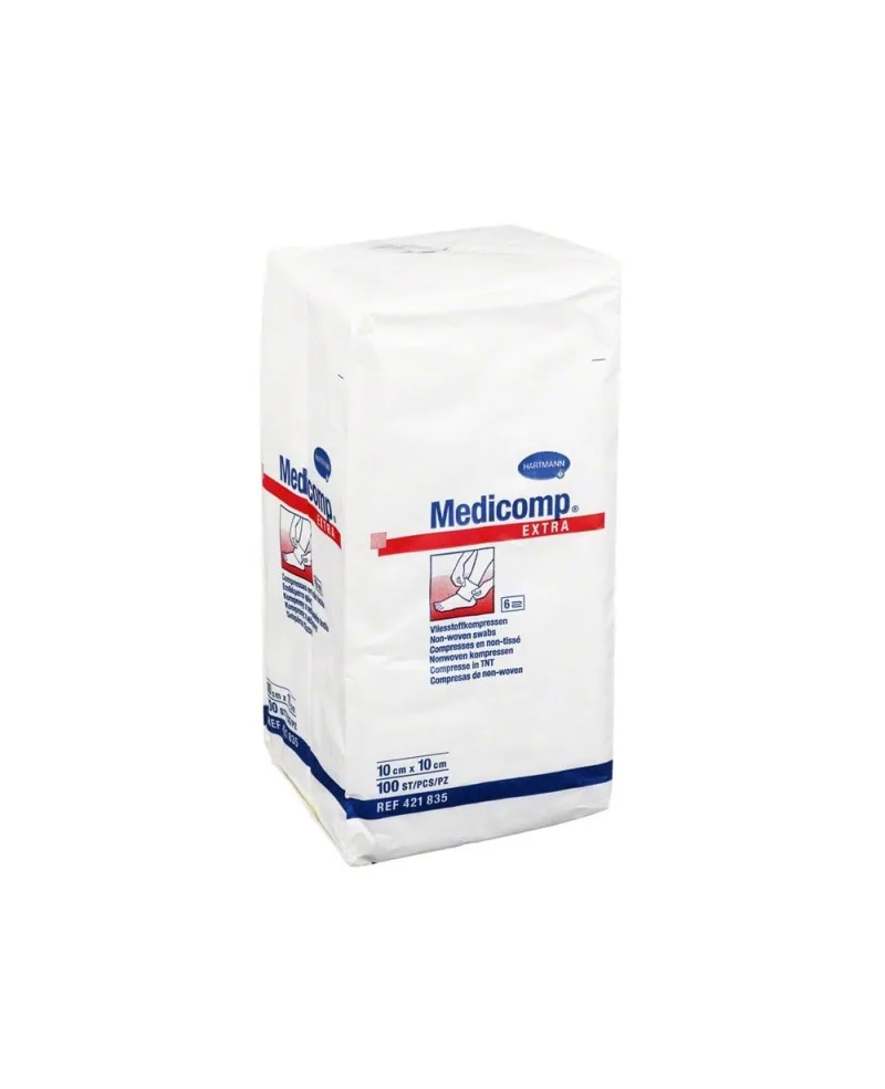 Hartmann Medicomp Extra comprese nesterile 10 cm X 10 cm 100 bucati — preț și oferte