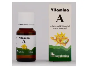 Biogalenica Vitamina A Solutie 10 ml