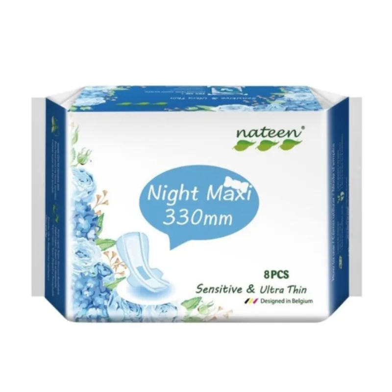 Absorbante Sensitive Night, 8 bucati, Nateen — preț și oferte