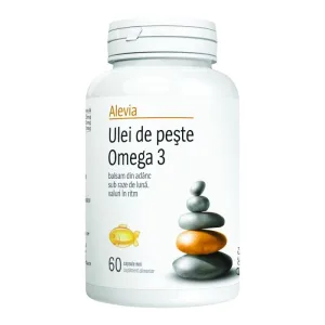 Alevia Ulei de peste Omega 3 60 capsule moi