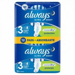 Always Ultra Night Instant Dry Absorbante 12 bucati — preț și oferte