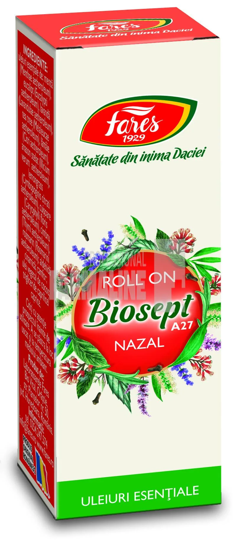 Biosept A27 Nazal Uleiuri esentiale roll-on 5 ml FARES — preț și oferte