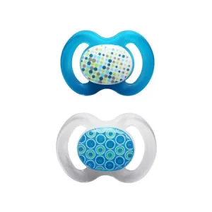 Baby Nova 27261 Suzete simetrice decorate fara inel 18+ luni 2 bucati