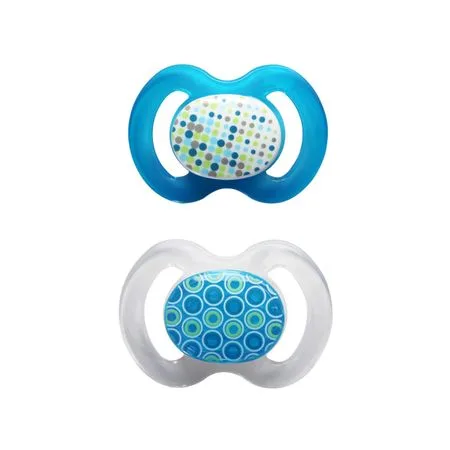 Baby Nova 27261 Suzete simetrice decorate fara inel 18+ luni 2 bucati — preț și oferte