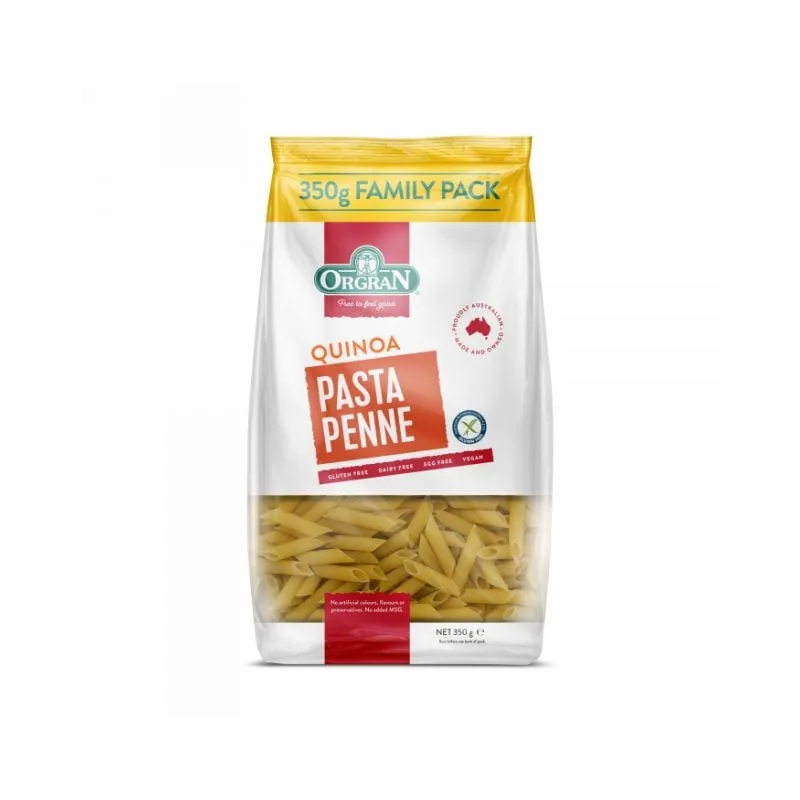 Paste penne din quinoa fara gluten, 350g, ORGRAN — preț și oferte