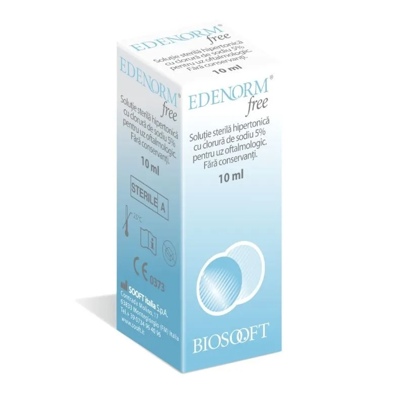 Edenorm Solutie oftalmica 5% 10 ml BIOSOOFT — preț și oferte