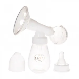 Minut Baby Pompa Manuala san cu biberon 125ml si tetina (MIN 2019008)