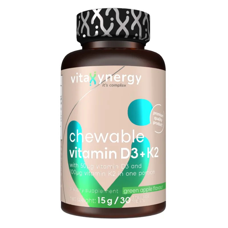 Complex de Vitamina D3 si K2, 30 tablete, Vitaxynergy VITAXYENERGY — preț și oferte