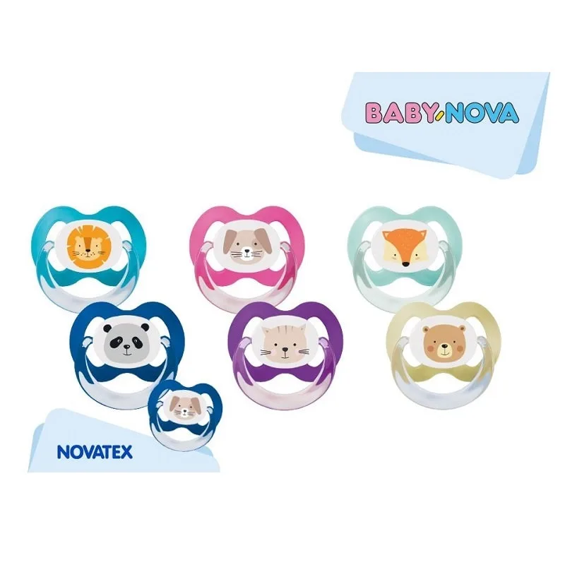 Baby Nova Suzete silicon ortodontice 6-18 luni 2 bucati — preț și oferte