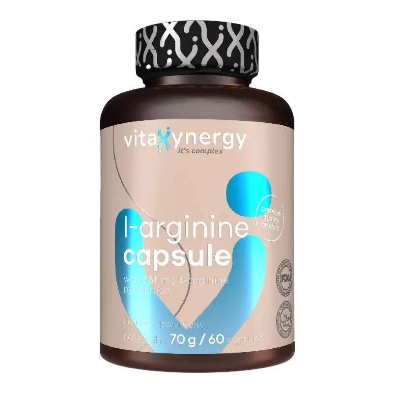 L-arginina, 60 capsule, Vitaxynergy VITAXYENERGY — preț și oferte