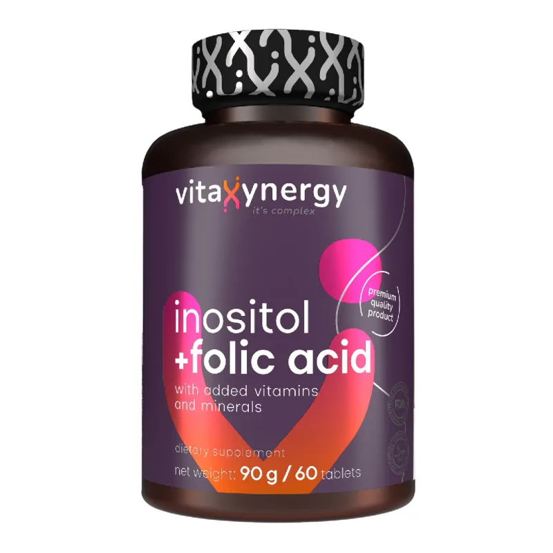 Inositol + Acid Folic, 60 tablete, Vitaxynergy VITAXYENERGY — preț și oferte