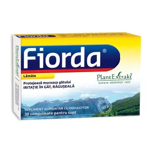 Fiorda cu aroma de lamaie 30 comprimate