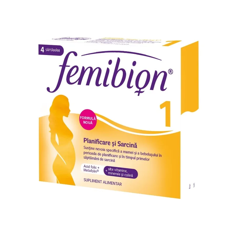 Femibion 1 Planificare si Sarcina 28 comprimate — preț și oferte