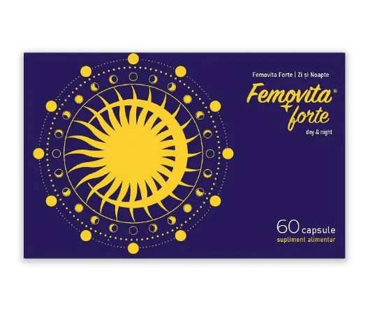 Femovita Forte Day & Night 60 capsule NATURPHARMA — preț și oferte