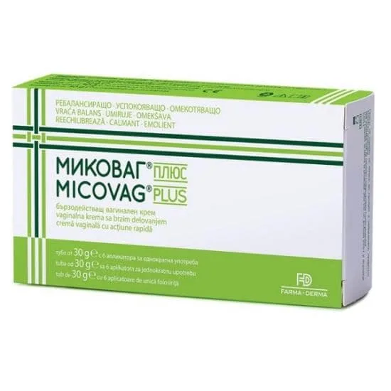 Micovag Plus Crema vaginala 30 g Farma-Derma — preț și oferte
