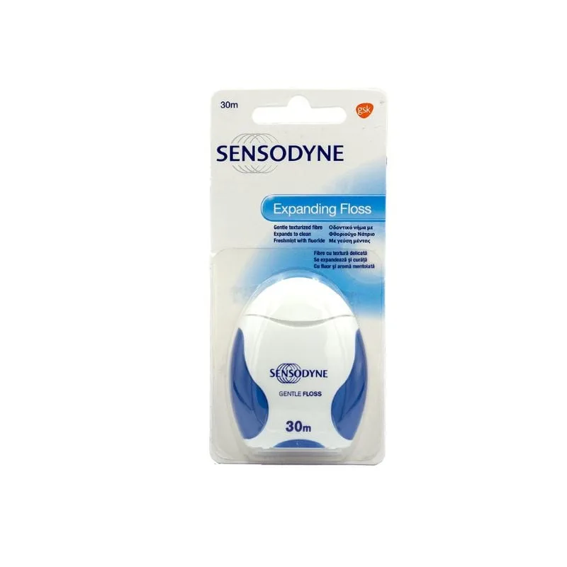 Ata dentara Expanding Floss Sensodyne, 30m, Gsk — preț și oferte
