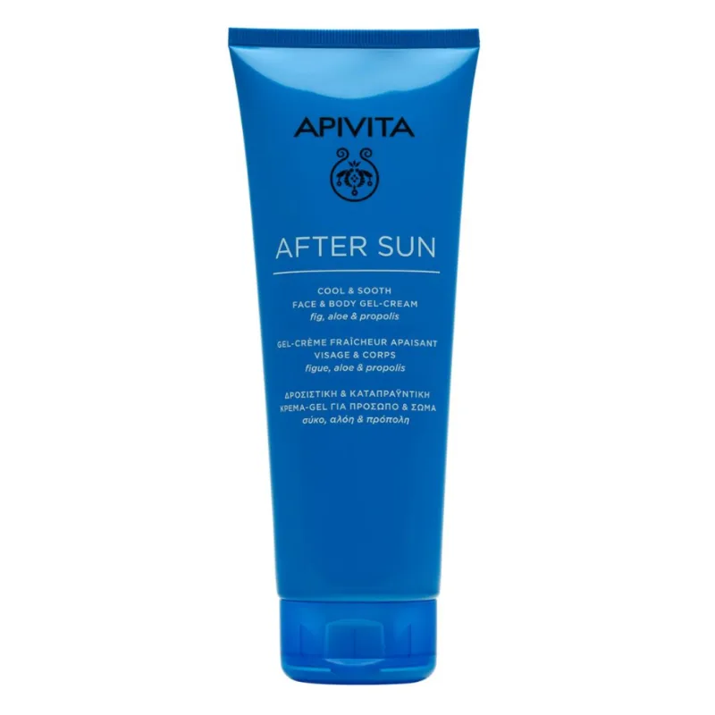 Gel-crema dupa expunerea la soare, After Sun, 200ml, Apivita — preț și oferte