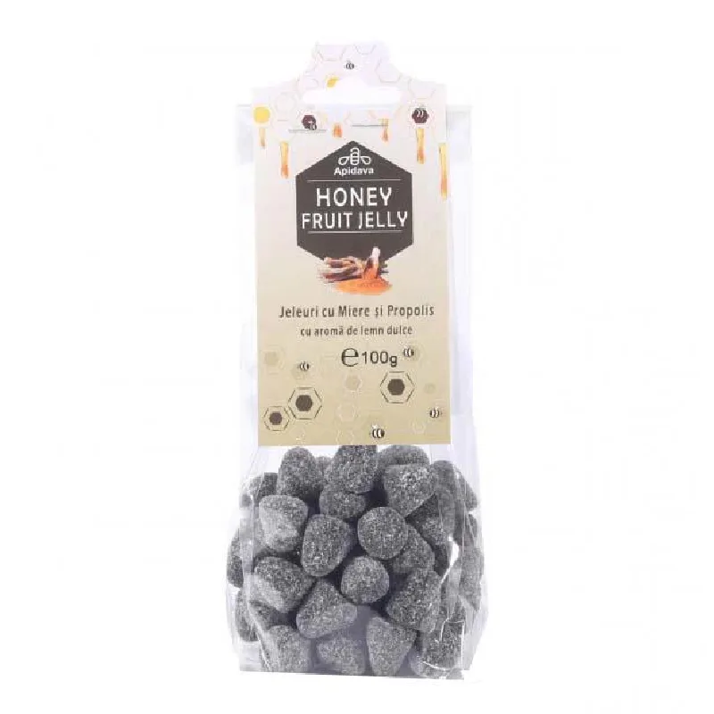 Jeleuri miere, propolis, lemn dulce, 100g, Apidava — preț și oferte