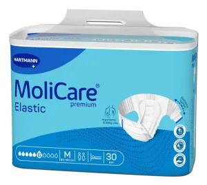 Hartmann Molicare Premium Elastic 6 picaturi Scutece incontinenta M 30 bucati