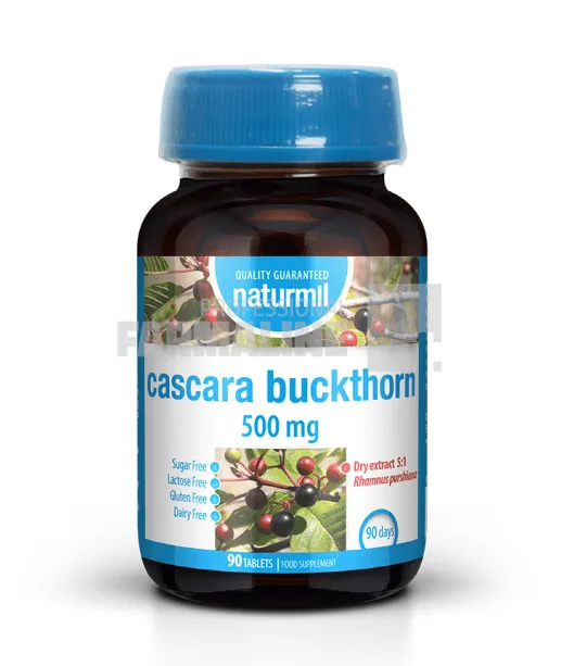 Cascara Buckthorn 500 mg 90 tablete Type Nature — preț și oferte